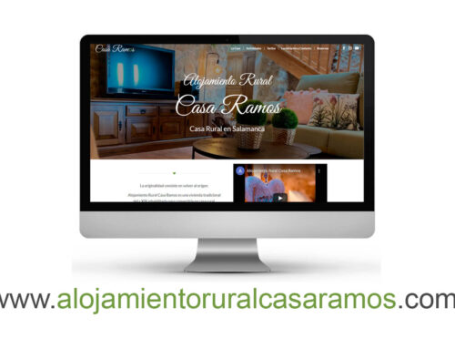 Página web Alojamiento rural Casa Ramos